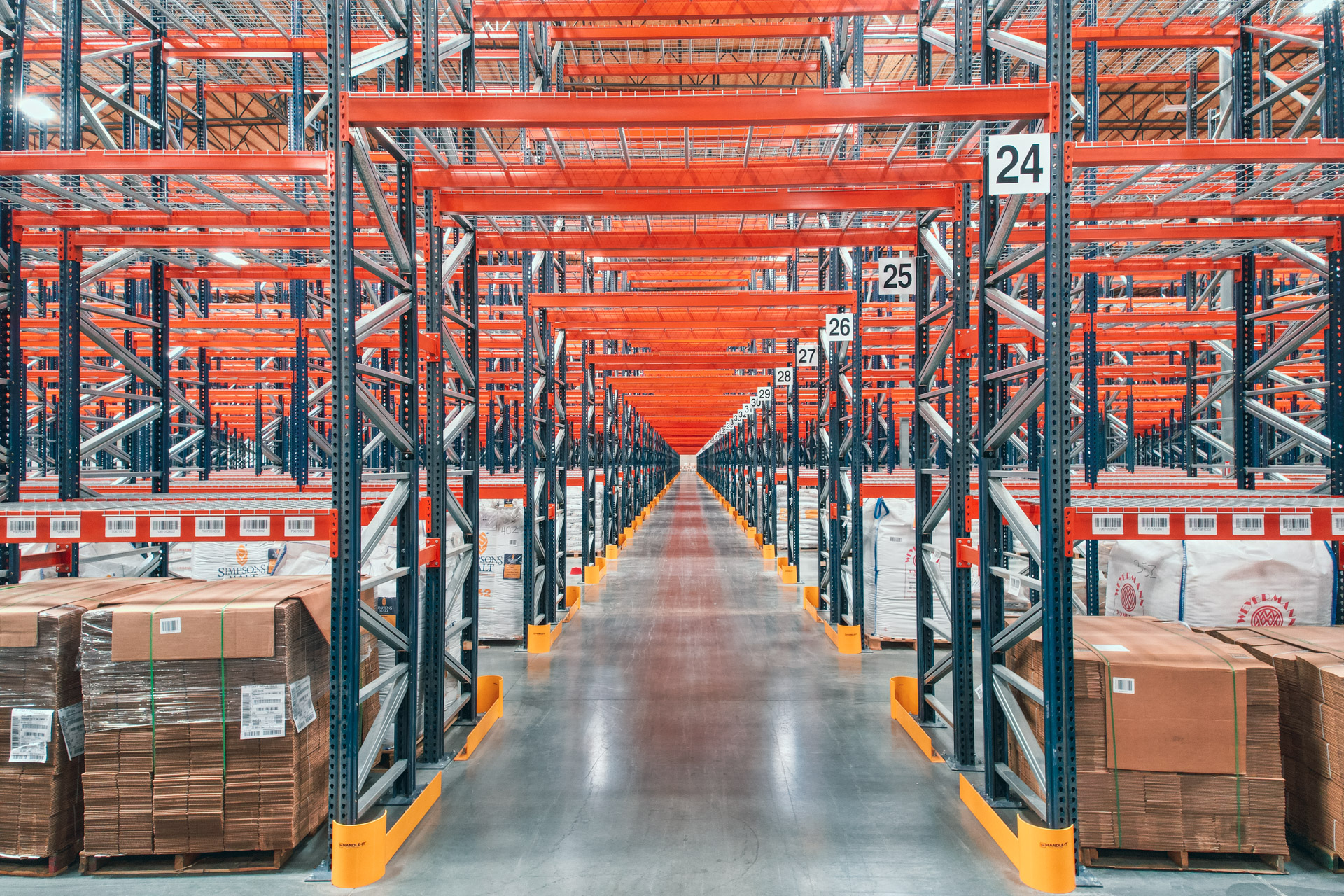 Industrial pallet racking installation in Chester warehouse